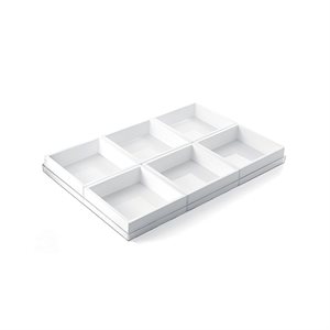 SET N. 6 WHITE TOR180X180 IN THIN POLYBAG