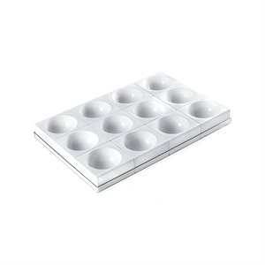 SET N. 12 WHITE TOR115 h50 IN THIN POLYBAG