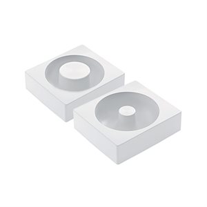 SET N 3+3 WHITE TORTAFLEX SILICON SAVARIS MOULD OUTSIDE ¯ 180 MM INSIDE ¯ 60 MM
