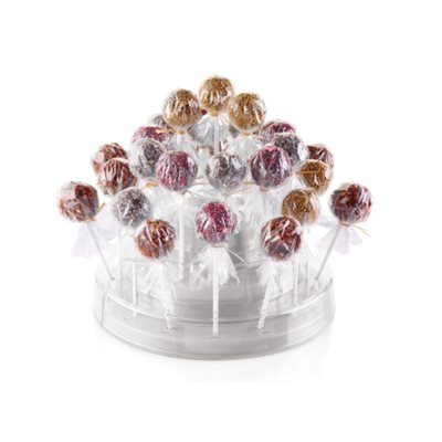 WHITE DISPLAY STAND FOR CAKE POPS, EASY POPS, FINGER FOOD SNACK IN PACK