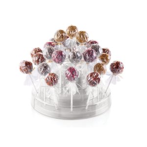 WHITE DISPLAY STAND FOR CAKE POPS, EASY POPS, FINGER FOOD SNACK IN PACK
