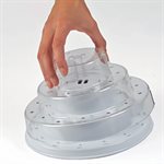 WHITE DISPLAY STAND FOR CAKE POPS, EASY POPS, FINGER FOOD SNACK IN PACK