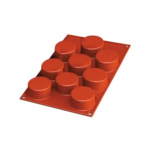 CYLINDER MOULD TERRACOTA POLYBAG, 11PC, DIAM 50H X 27MM