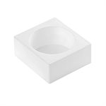 WHITE TORTAFLEX SILICON MOULD ¯ 100 MM H 50 MM IN THIN NYLON
