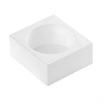 WHITE TORTAFLEX SILICON MOULD ¯ 100 MM H 50 MM IN THIN NYLON