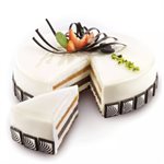 WHITE TORTAFLEX SILICON MOULD ¯ 180 MM H 40 MM IN THIN NYLON