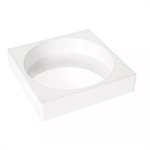 WHITE TORTAFLEX SILICON MOULD ¯ 180 MM H 40 MM IN THIN NYLON