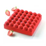 WHITE SILICONE MOULD BUBBLE 212 X 212 H 51 MM