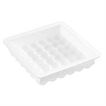 WHITE SILICONE MOULD BUBBLE 212 X 212 H 51 MM