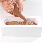 WHITE SILICONE MOULD INSERTO GIANDUIA 225X60 H70 MM IN HEADER CARD