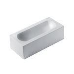 WHITE SILICONE MOULD 250X80 H90 MM IN HEADER CARD