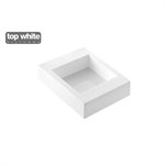 WHITE TORTAFLEX SILICON SQUARE MOULD 120X120 MM H 50 MM IN THIN NYLON