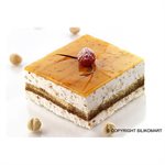 WHITE TORTAFLEX SILICON SQUARE MOULD 120X120 MM H 50 MM IN THIN NYLON