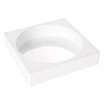 WHITE TORTAFLEX SILICON MOULD ¯ 180 MM H 50 MM IN THIN NYLON