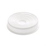 WHITE SILICONE MOULD VAGUE ÿ200 H 45 mm