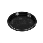 "SINGLE PORTION TRAY 78 MM ROUND, BLACK"