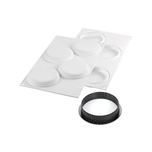 KIT TARTE RING ROUND ÿ100mm