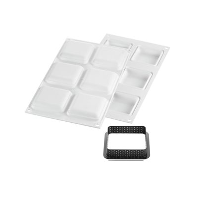 KIT TARTE RING SQUARE 80X80mm