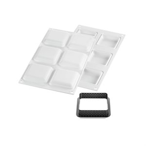 KIT TARTE RING SQUARE 80X80mm