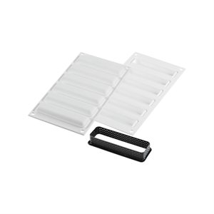 KIT TARTE RING RECTANGULAR 120X35mm