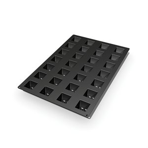 60X40 N. 28 GRUSTELLO BLACK SILICONE MOULD NAKED MM 52X52 MM H 60,7 MM