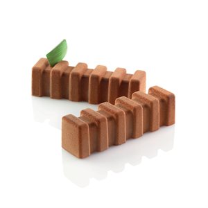 60X40 N. 24 UP&DOWN BLACK SILICONE MOULD NAKED MM 117 X 31,8 MM H 32,7 MM