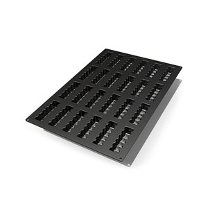 60X40 N. 24 UP&DOWN BLACK SILICONE MOULD NAKED MM 117 X 31,8 MM H 32,7 MM