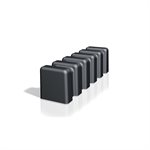 60X40 N. 24 UP&DOWN BLACK SILICONE MOULD NAKED MM 117 X 31,8 MM H 32,7 MM