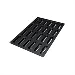 60X40 N. 24 SURF BLACK SILICONE MOULD NAKED MM 120 X 20,5 MM H 36 MM