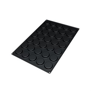 60X40 N. 35 BLACK FLORENTINS SILICONE MOULD NAKED ¯60 MM H 12 MM