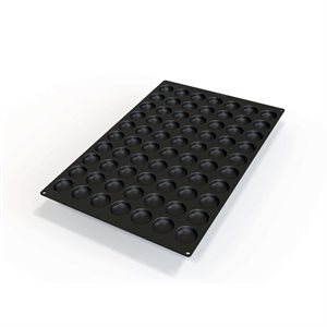 60X40 N. 70 BLACK FLORENTINES SILICONE MOULD NAKED ¯ 45 MM H 10 MM