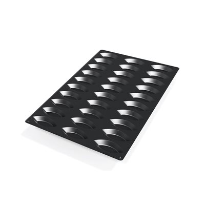 60X40 N. 30 BLACK BOAT SILICONE MOULDNAKED 105X45 MM H 15 MM