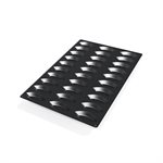 60X40 N. 30 BLACK BOAT SILICONE MOULDNAKED 105X45 MM H 15 MM