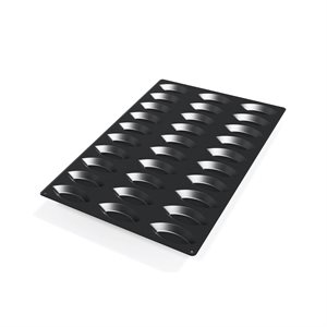 60X40 N. 30 BLACK BOAT SILICONE MOULDNAKED 105X45 MM H 15 MM
