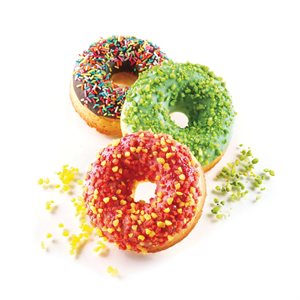 60X40 N.24 BLACK SILICONE MOULD DONUTS BULK ¯85 H29 MM