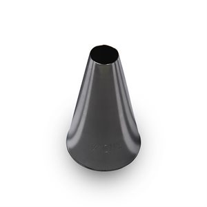 BT207 - ROUND STAINLESS STEEL TIPS FOR PIPING BAG ¯7 MM
