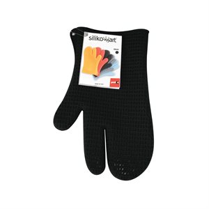 BLACK ZEUS SILICONE GLOVE W / INSTRUCTIONS LEAFLET