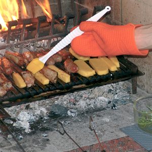 GREY ZEUS SILICONE GLOVE W / INSTRUCTIONS LEAFLET