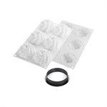 KIT TARTE RING FLEUR ÿ80 MM