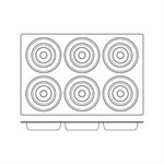 SQ031 - SILICONE MOULD 6 TART ¯ 165,5 MM H 39 MM