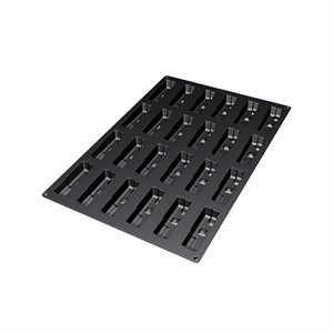 SQ039 - SILICONE MOULD 24 TETRIS MM 120X36 MM H 28 MM