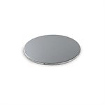 SILVER CAKE CARDBOARD DRUMS ROUND 35 CM