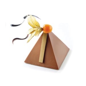 SQ057 - SILICONE MOULD 63 PYRAMID 72X72 H60 MM