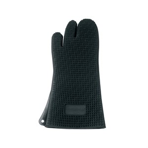 BLACK LONG SILICONE GLOVE WITH TAG