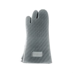 GREY LONG GLOVE WITH TAG