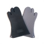 GREY LONG GLOVE WITH TAG
