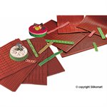 RELIEF SILICONE MOULD MATS FRUITS H 30 MM IN THIN NYLON
