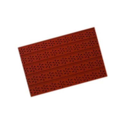 RELIEF SILICONE MOULD MATS FLOWERS H 30 MM IN THIN NYLON