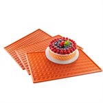 RELIEF SILICONE MOULD MATS FLOWERS H 30 MM IN THIN NYLON