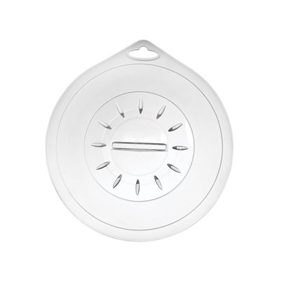 TRANSPARENT UFO SILICONE LID ¯ 295 MM IN CARTON TIE